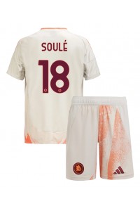 Fotbalové Dres AS Roma Matias Soule #18 Dětské Venkovní Oblečení 2024-25 Krátký Rukáv (+ trenýrky)